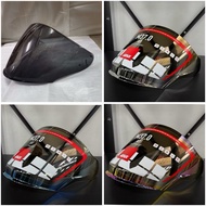 GIVI M37.0 GRANDE VISOR COLOR SMOKE RAINBOW GOLD SILVER