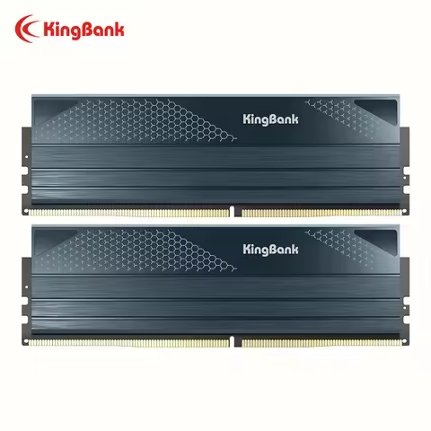 KingBank SOARBLADE KFXB Series DDR5 96GB (48GBx2) Kit 6400MHz Black Overclocking Memory for High-Per