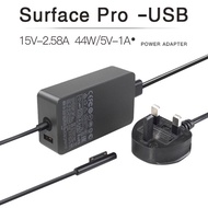 44W power adapter Suface pro charger for Microsoft Surface Pro 6 Pro 5 (2017) Pro 4 Pro 3 Pro 7 Pro X Surface Go Laptop 1 2 3 charger 15V 2.58A