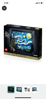 全新LEGO 21333 Vincent van Gogh - The Starry Night 梵高 -  星夜  (Ideas)