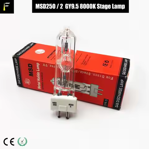 MSD250/2 30H Gy9.5 Classic Lamp MSD MSR 250 Sorcerer Stage Light Bulb HSD250w /80 Gas Discharge Lamp