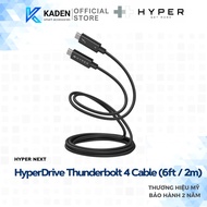 Hyperdrive Thunderbolt 4 Cable (6Ft / 2M) For Macbook / Laptop / Ipad - HDTB4AC2Gl-Genuine Product