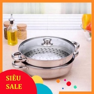 28cm 2-storey Food Steamer, Glass Vibration Used For Induction Hob