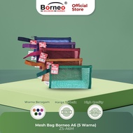 Borneo Mesh Bag (5 Colors) Multipurpose Zippered Pouch Organizer/