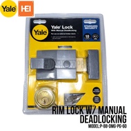Yale Rim Lock with Manual Deadlocking P-88-DMG-PG-60