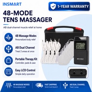 INSMART 4-IN-1 COMBINATION UNIT Physiotherapy Instrument 4 Channels 48 modes 20 Strength USB+TYPE-C