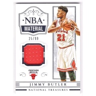 Jimmy Butler National Treasure Treasures 99 Cards Jersey Card NBA Player