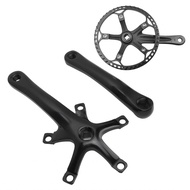 Metal Crank Arm Set  165mm Cycling Crankset Aluminum Alloy for Travel