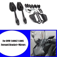 For BMW C400GT c400gt C400 GT C400X c400x NEW Motorcycle Forward Bracket Side Mirror Black Rearview 