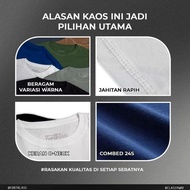 Ultra Men's Oversize T-Shirt Original Distro Street Fashion Shirt, Cool & Stylish - Black (24S), M (