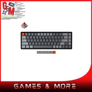 Keychron K6 65% RBG Aluminum Mechanical Keyboard (Wireless) - Gateron Red - K6-Q1