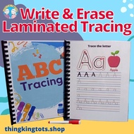 Alphabet Laminated Tracing Letter tracing Abc Tracing Write and Erase Tracing thinkingtots.shop