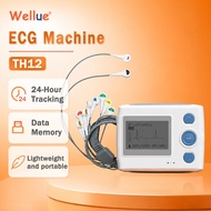 Wellue TH12 lead Holter monitor recorder 24-hour continuous monitoring ECG and heart rate device mon