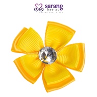 10 PCS Satin Bunga Riben Diamond With Pin Reben  Doorgift Bunga Penangga Bunga Riben Kecil / F1306P