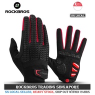 [SG SELLER] RockBros Gloves Cycling gloves bicycle gloves motorcycle gloves mountain bike gloves bic