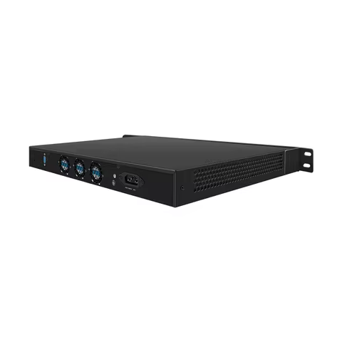 Topton 1U Rack Mount Firewall PC 2x10G SFP+ 4x I226-V 2.5G LANs Intel Core 3-N300 DDR5 MSATA Network