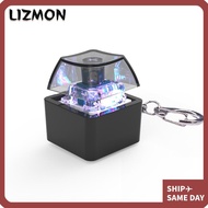 LIZMON Finger Keyboard Caps, Finger Keyboard Cap Fingertip Clicks Fidget Keychain,  DIY Glowing Stre