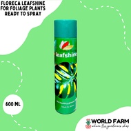Floreca Leafshine / Leaf Shine for Leafy / Foliage Plants, Aerosol Spray (600ml)