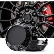 RTRHINOTUNING 4pcs 66mm(2.58in)/62mm(2.44in) Black Wheel Center Caps for CE28n TE37 Time Attack 17 i