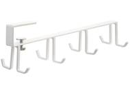 山崎實業 戶櫃下廚房工具掛勾板 白色