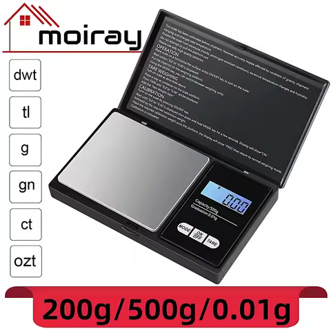 Mini Kitchen Scale Jewelry High Accuracy 200g/500g/0.01g Electronic Weight Scale Digital Pocket Scal