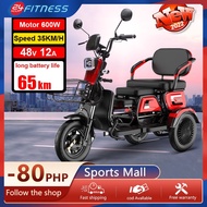 E-bike electric tricycle 600W electric bicycle electric motorcycle tricycle/Top speed 35 km/h