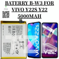 BATERRY B-W3 COMPATIBLE VIVO Y22 Y22S V2207 BATERI 5000MAH