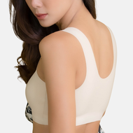 CL CARA คาร่า เสื้อใน บราไร้ขอบ บราไร้โครง บรา ใส่สบาย กระชับยืดหยุ่นดี ดีไซน์คอ V เผยเนินอกสวย ไม่ม