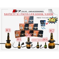 NAVIXTY N1 FOCUS LED Headlight Bulb H4, H7, H8 ,H3, 9005/9006, H1 LED Auto Headlight 4300K&6000K LED