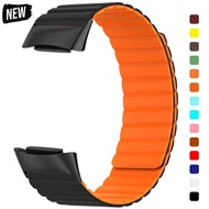 Soft Silicone Strap For Fitbit Charge 5 Band Replacement Magnetic Wristband Bracelet For Fitbit Char