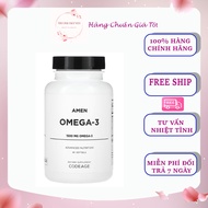 Omega3 Fish Oil Oral Tablets Support Health, Beautiful Skin Codeage Amen Omega-3 90 tablets