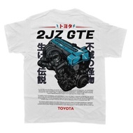 2JZ GTE VVTi T-Shirt / Engine Motor 6 Cylinder / Unisex / Car Enthusiast / Drifting Drag JDM