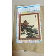 9ct cross-stitch painting with 4 threads