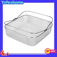 [YAFEXHM] Square Stainless Steel Air Fryer Basket for 5.8QT 6QT Air Fryer Accessories