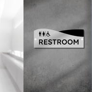 ACRYLIC ROOM SIGNAGE BOARD 2MM ACRYLIC ROOM SIGN BOARD 2 LAYER RAISED FONT