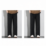 BALENO | กางเกงขาตรงทรงหลวมผ้าเรยอน