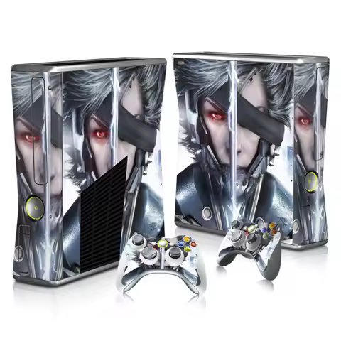 Metal Gear Solid Skin Sticker Decal Cover For Xbox 360 Slim Console Protector Vinyl Skin Sticker Con