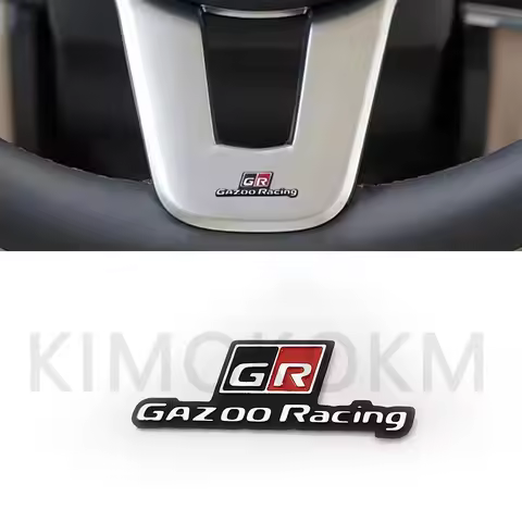 For Toyota GR Sport Gazoo Racing C-HR RAV4 Mirai Avensis Prado Camry Rav4 3D Metal Car Sticker Logo 