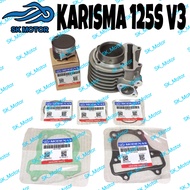 Modenas KARISMA 125S 125 S NEW V3 Original Cylinder Block + Piston + Ring + Head Block Gasket Set
