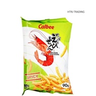 Calbee Prawn Crackers Spicy 90g