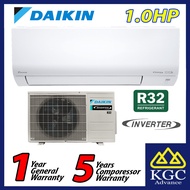 Daikin 1HP / 1.5HP / 2HP R32 Non Inverter Gin-Ion Blue Filter Air Conditioner FTV28PBV1MF / FTV35PBV