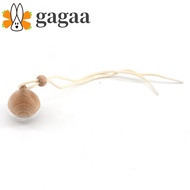 GAGAA Car Perfume Pendant Empty Refillable Bottle 8ML Wooden lid Car Hanging Pendant Mini Perfume Bo