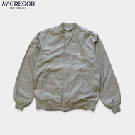 ￼เสื้อแจ็คเก็ตมือสอง Mcgregor สีเบจ อก 46 ยาว 26 สภาพดี ไม่มีตำหนิ