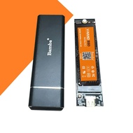 BOX SSD M2 NVME RA USB 3.0 BAMBA - VỎ NHÔM + MÀU ĐEN - HỘP ĐỰNG Ổ CỨNG SSD M2 NVME BAMBA