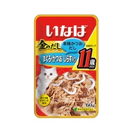 (ลด10%) Inaba เพาซ์แมว รสทูน่าแดงขาวชิ้น 60ก. (IC20) 48x60 g.