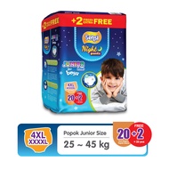 SENSI NIGHT PANTS BOYS 4XL20 - Junior Diapers Night Diaper Pants