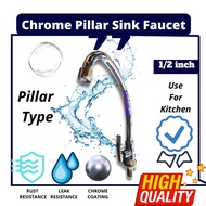 Elise Chrome Pillar Sink Tap Water Tap