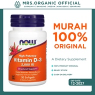 Vitamin D3 D-3 2000 IU 30 Softgels Now Foods
