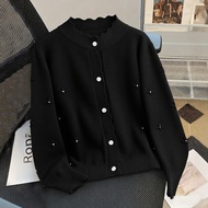 Plus Size 1XL-5XL Autumn Winter Warm Women Knit Sweater Cardigan Casual Fall Clothing