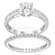 Swarovski High Version Swan Demon Eye Ring Female Use Swarovski Elements Shiqi Smart Crystal Ring Ri